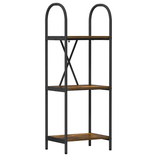 Regal Räuchereiche 40 x 30 x 109 cm Holzwerkstoff