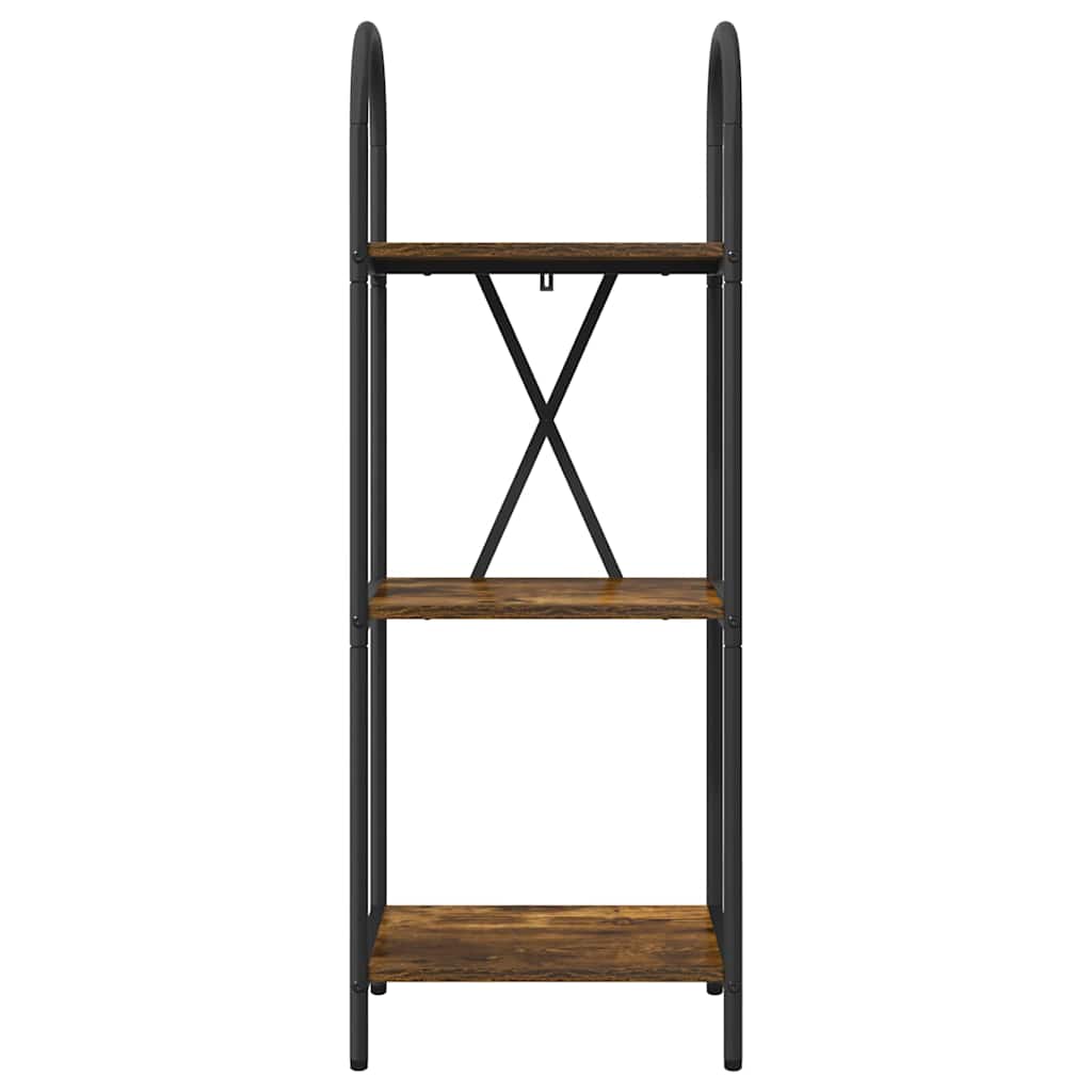 Regal Räuchereiche 40 x 30 x 109 cm Holzwerkstoff