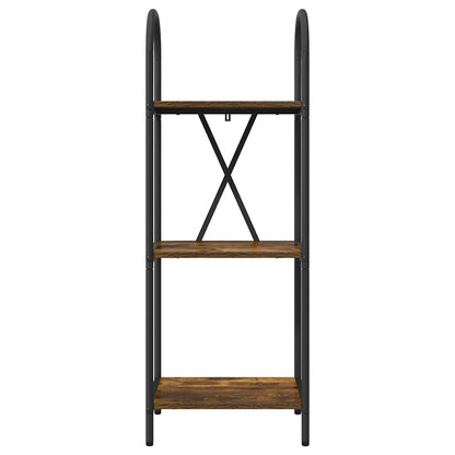 Regal Räuchereiche 40 x 30 x 109 cm Holzwerkstoff
