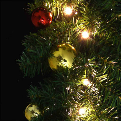 Weihnachtsgirlande mit 600 LEDs 2 pcs Grün PVC