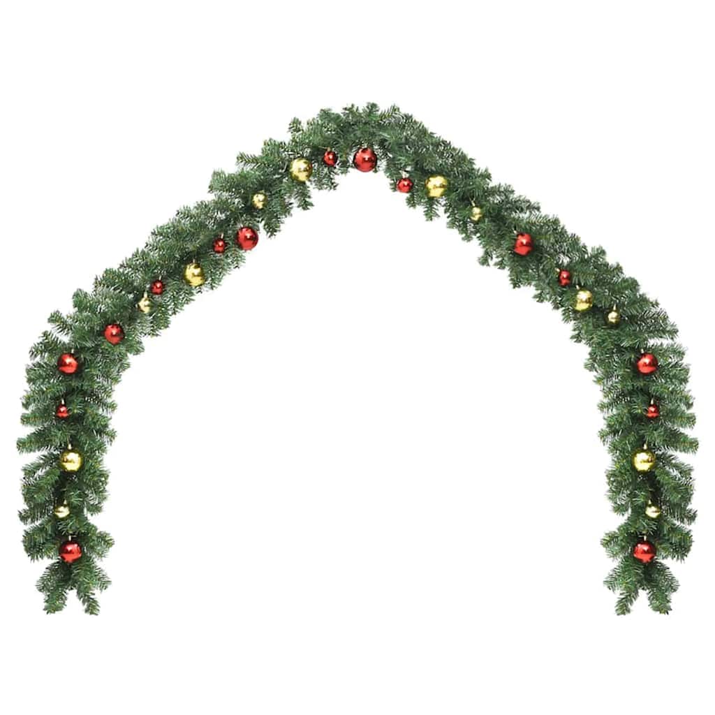 Weihnachtsgirlande mit 600 LEDs 2 pcs Grün PVC