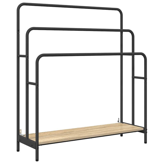 Kleiderständer Sonoma-Eiche 90 x 30 x 100,5 cm Holzwerkstoff
