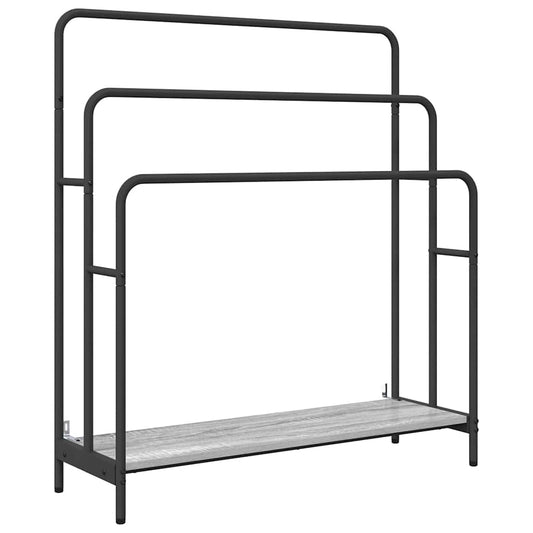 Kleiderständer Grau Sonoma 90 x 30 x 100,5 cm Holzwerkstoff
