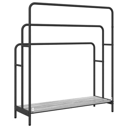 Kleiderständer Grau Sonoma 90 x 30 x 100,5 cm Holzwerkstoff