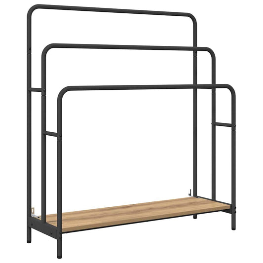 Kleiderständer Artisan-Eiche 90 x 30 x 100,5 cm Holzwerkstoff