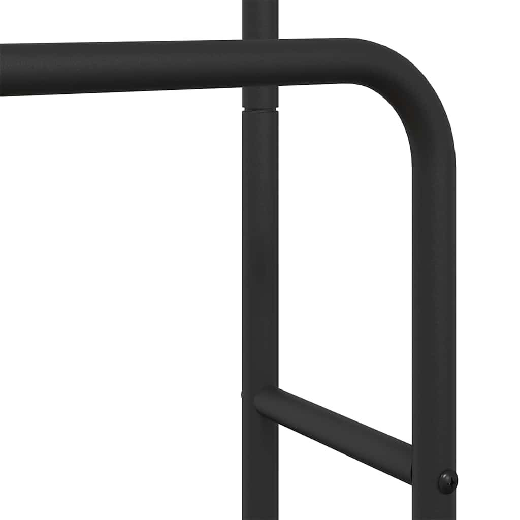Kleiderständer Schwarz Eichen-Optik 60 x 30 x 100.5 cm