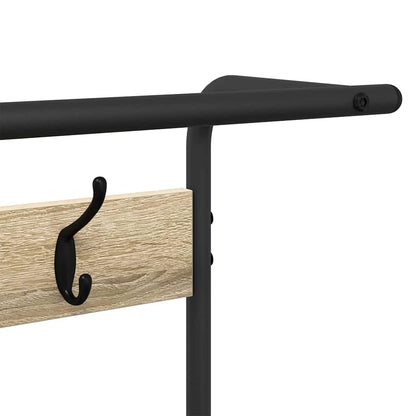 Kleiderständer Sonoma-Eiche 95 x 34 x 184 cm Holzwerkstoff