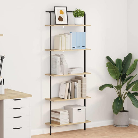 Regal Sonoma-Eiche 60 x 24 x 168 cm Holzwerkstoff