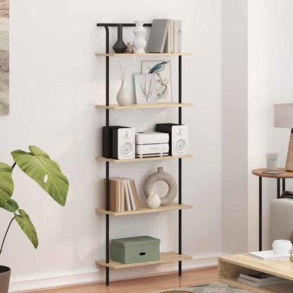 Regal Sonoma-Eiche 60 x 24 x 168 cm Holzwerkstoff