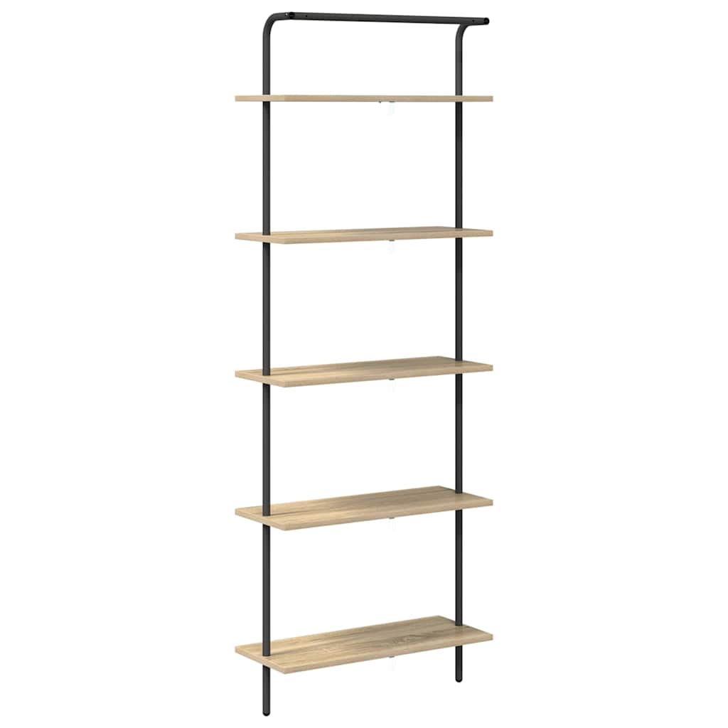 Regal Sonoma-Eiche 60 x 24 x 168 cm Holzwerkstoff
