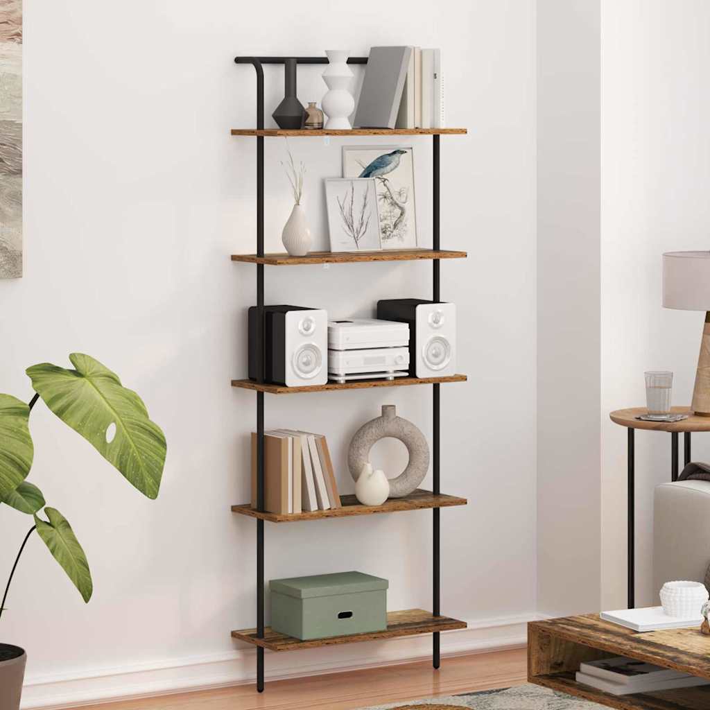Regal Altholz 60 x 24 x 168 cm Holzwerkstoff