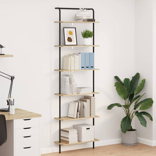 Regal Sonoma-Eiche 60 x 24 x 203 cm Holzwerkstoff