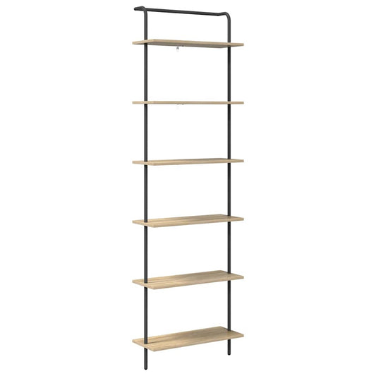 Regal Sonoma-Eiche 60 x 24 x 203 cm Holzwerkstoff