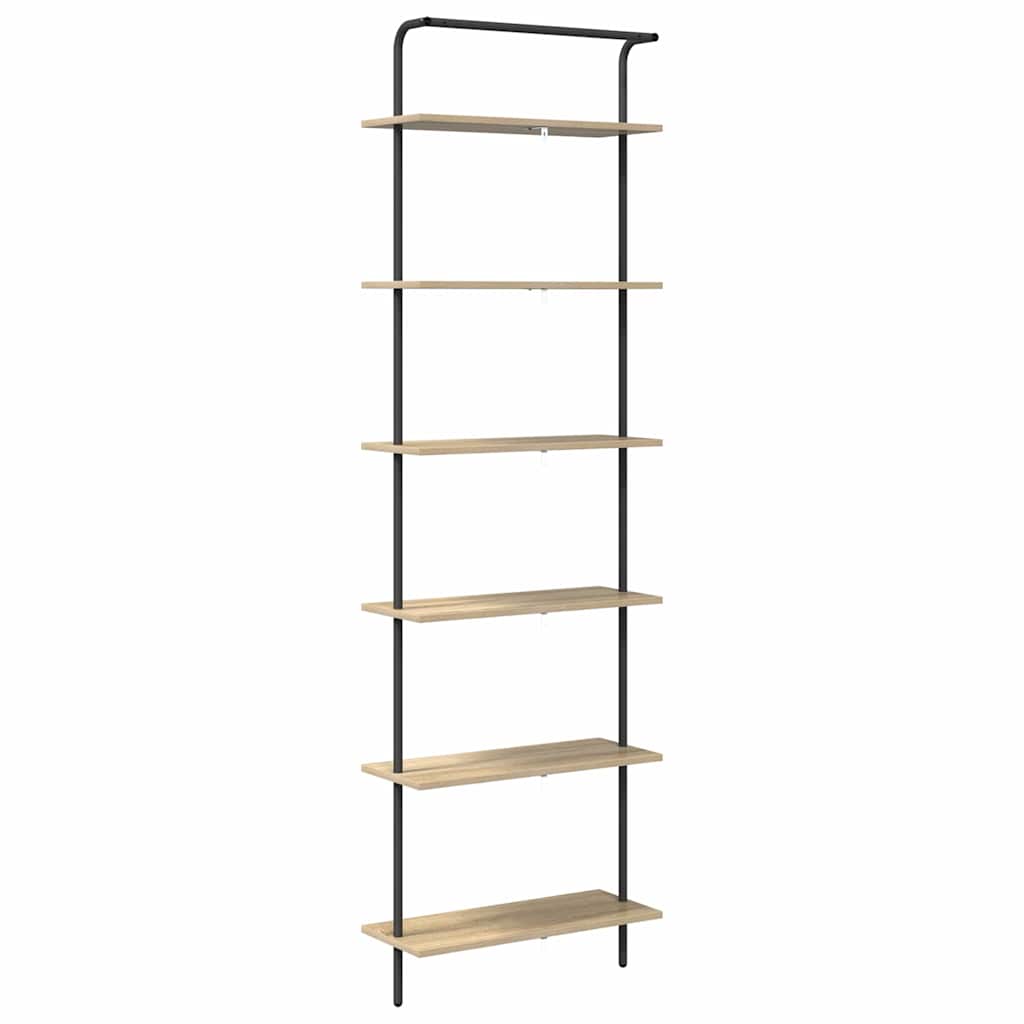 Regal Sonoma-Eiche 60 x 24 x 203 cm Holzwerkstoff