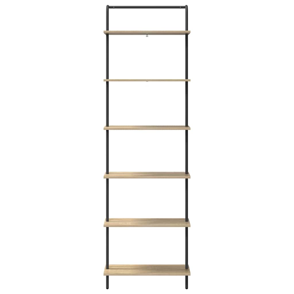 Regal Sonoma-Eiche 60 x 24 x 203 cm Holzwerkstoff