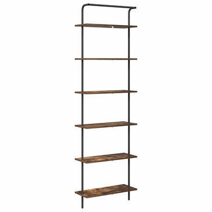 Regal Räuchereiche 60 x 24 x 203 cm Holzwerkstoff