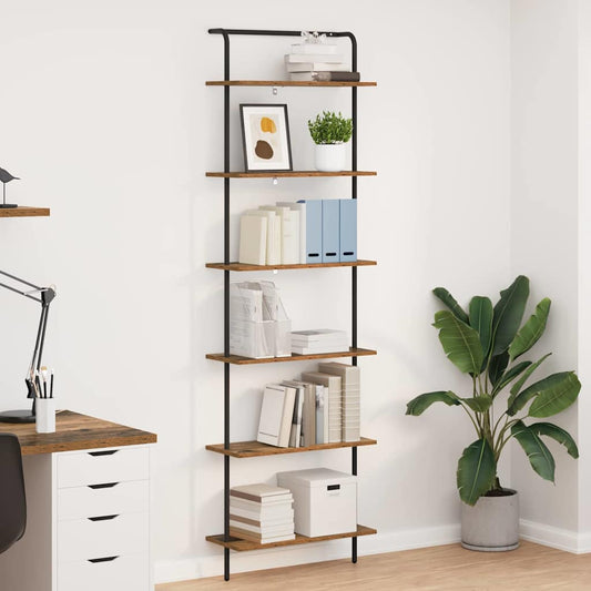 Regal Altholz 60 x 24 x 203 cm Holzwerkstoff