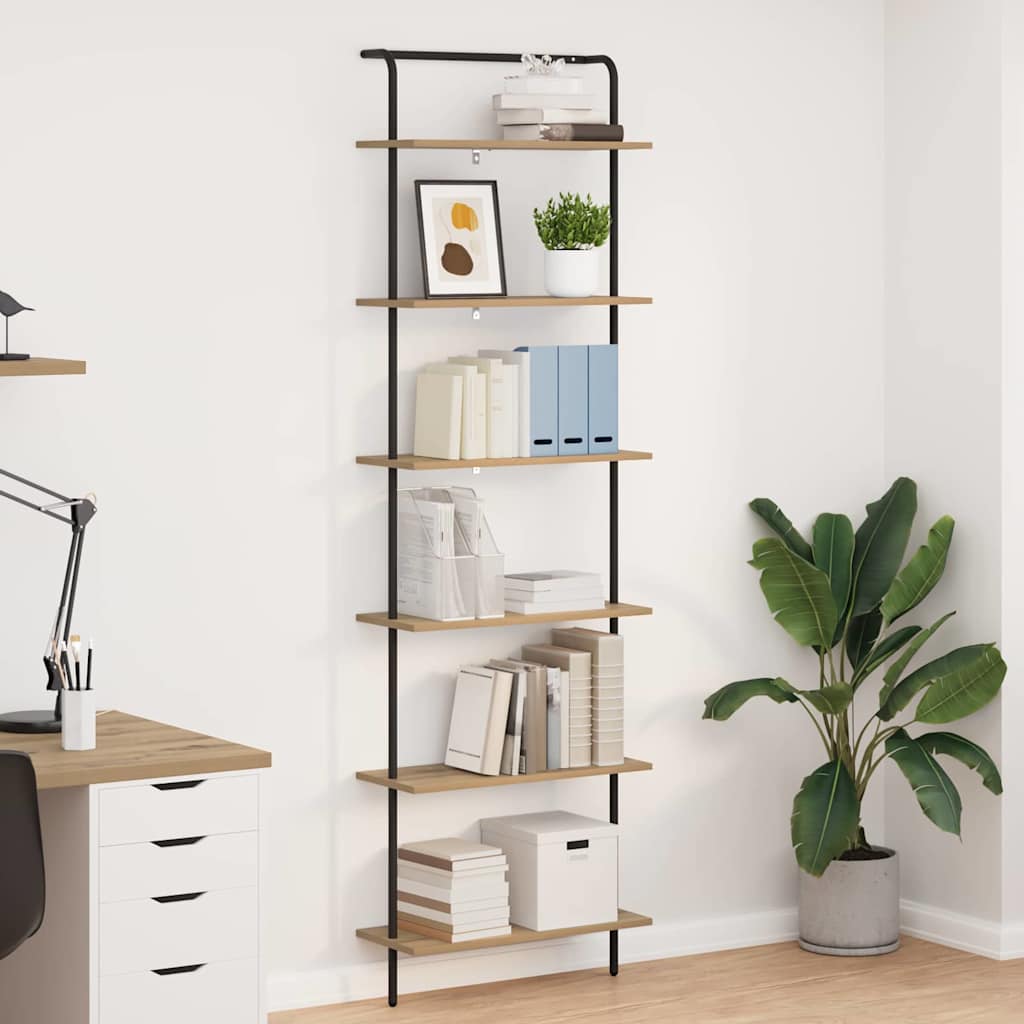 Regal Artisan-Eiche 60 x 24 x 203 cm Holzwerkstoff