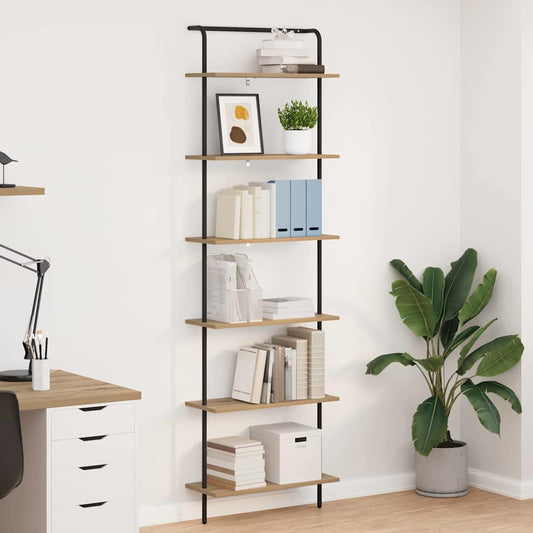 Regal Artisan-Eiche 60 x 24 x 203 cm Holzwerkstoff
