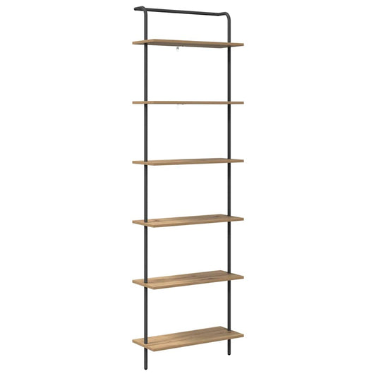 Regal Artisan-Eiche 60 x 24 x 203 cm Holzwerkstoff