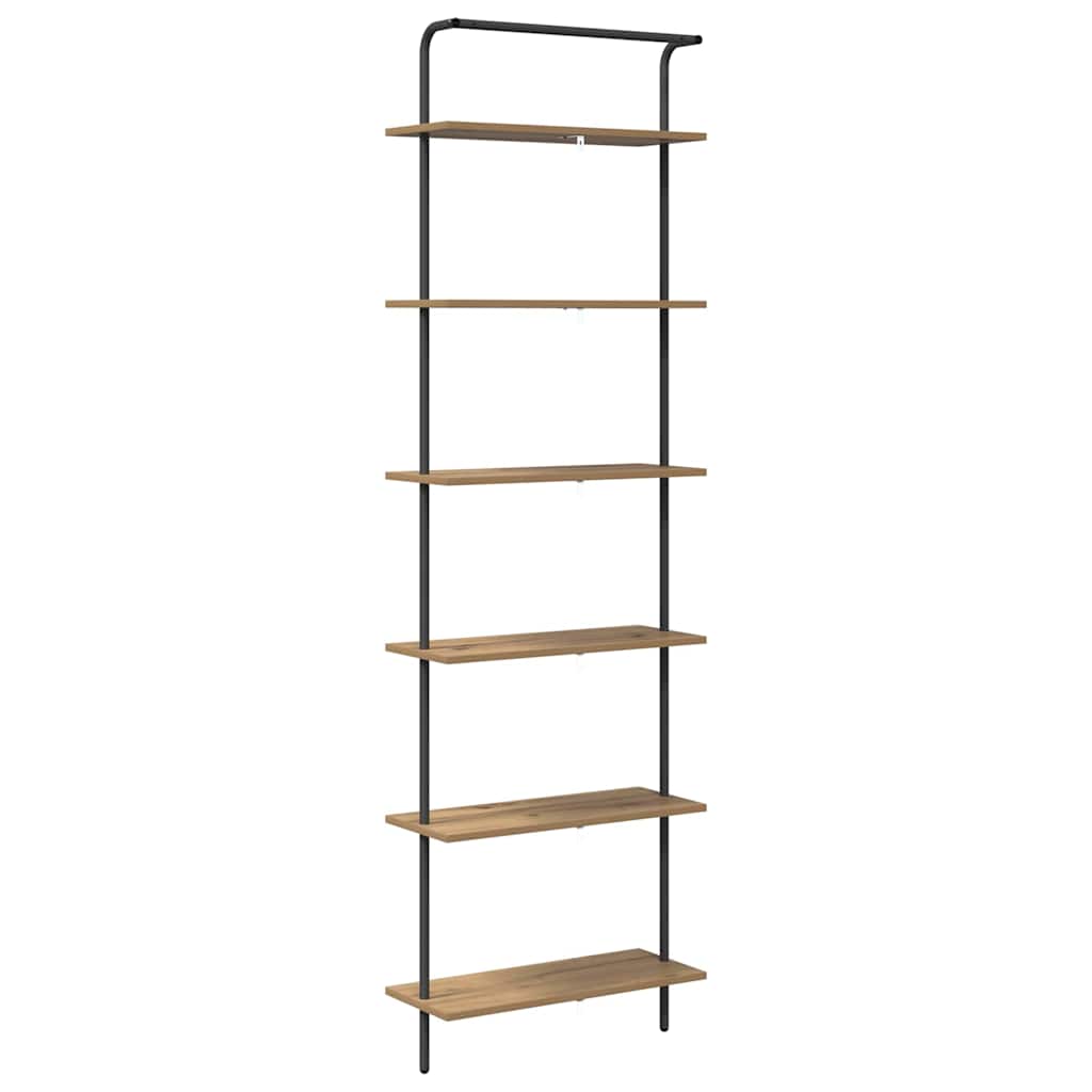 Regal Artisan-Eiche 60 x 24 x 203 cm Holzwerkstoff