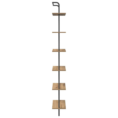 Regal Artisan-Eiche 60 x 24 x 203 cm Holzwerkstoff