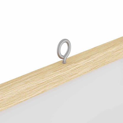 Magnetisches Whiteboard Weiß 80 x 1.4 x 80 cm Massivholz Kiefer