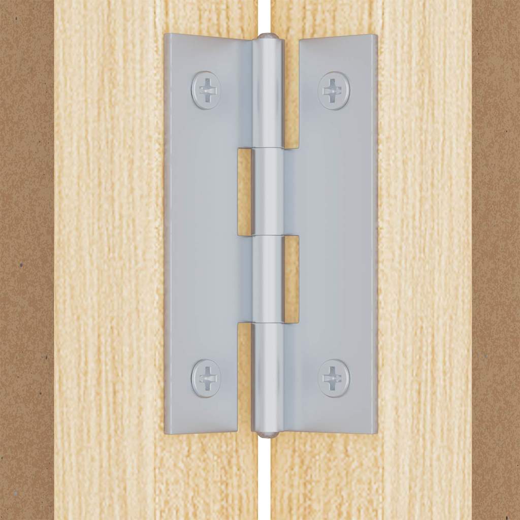 Magnetisches Whiteboard Weiß 80 x 1.4 x 80 cm Massivholz Kiefer