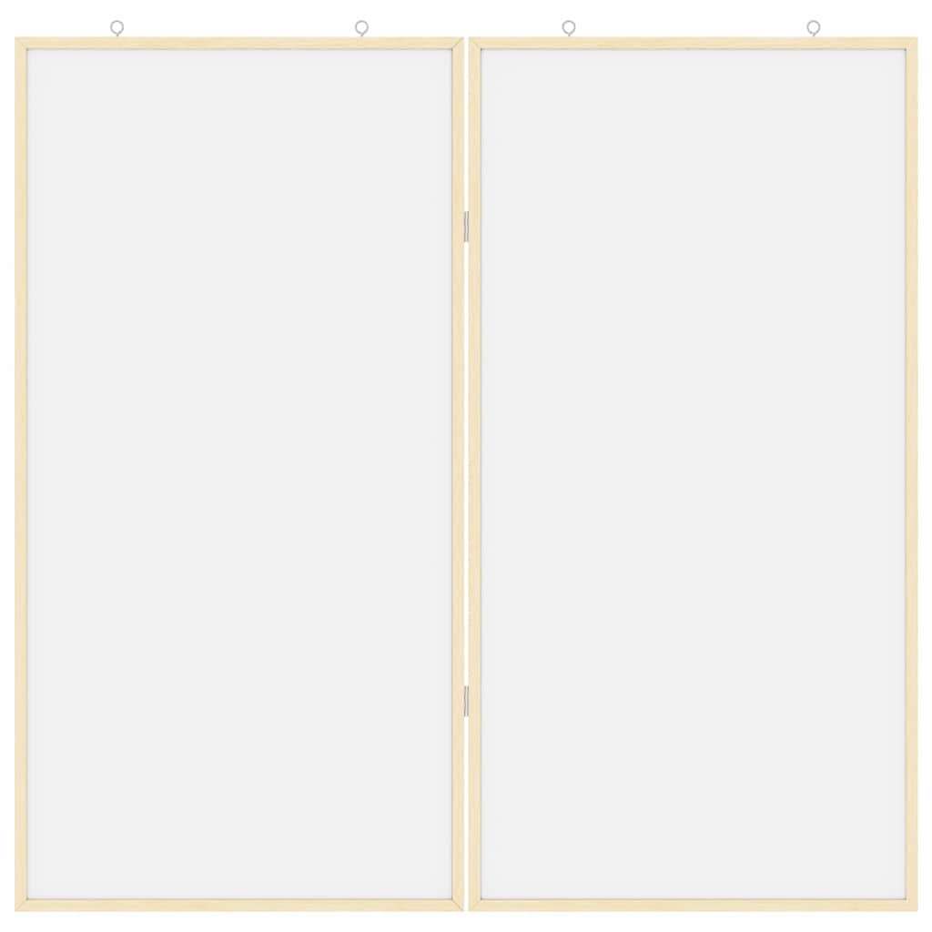 Magnetisches Whiteboard Weiß 100 x 1.4 x 100 cm