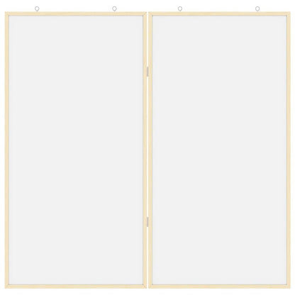 Magnetisches Whiteboard Weiß 100 x 1.4 x 100 cm