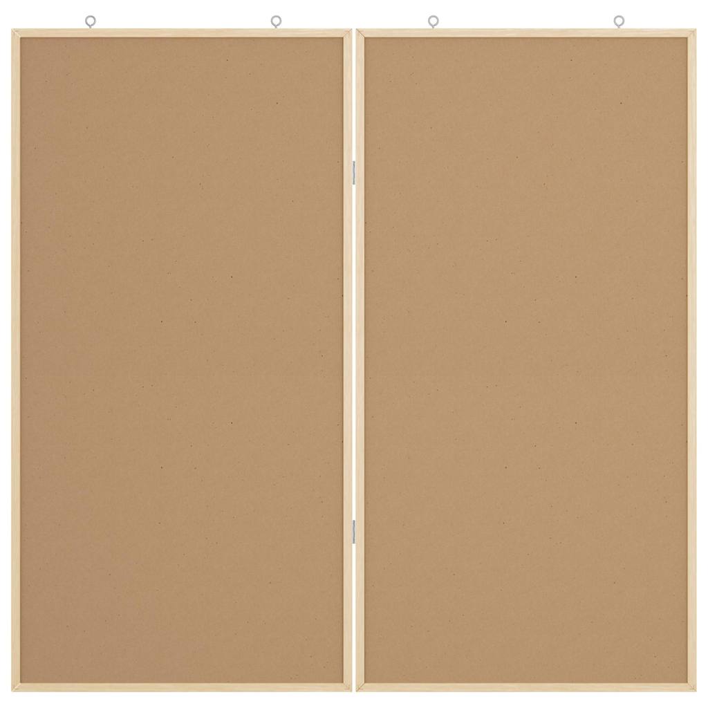 Tafel Schwarz 100 x 1.4 x 100 cm Massivholz Kiefer