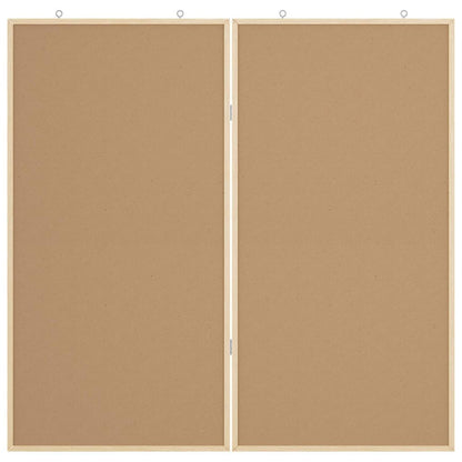 Tafel Schwarz 100 x 1.4 x 100 cm Massivholz Kiefer