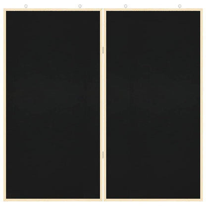 Tafel Schwarz 100 x 1.4 x 100 cm Massivholz Kiefer