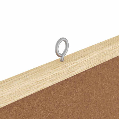 Korktafel Braun 80 x 1.4 x 80 cm Massivholz Kiefer