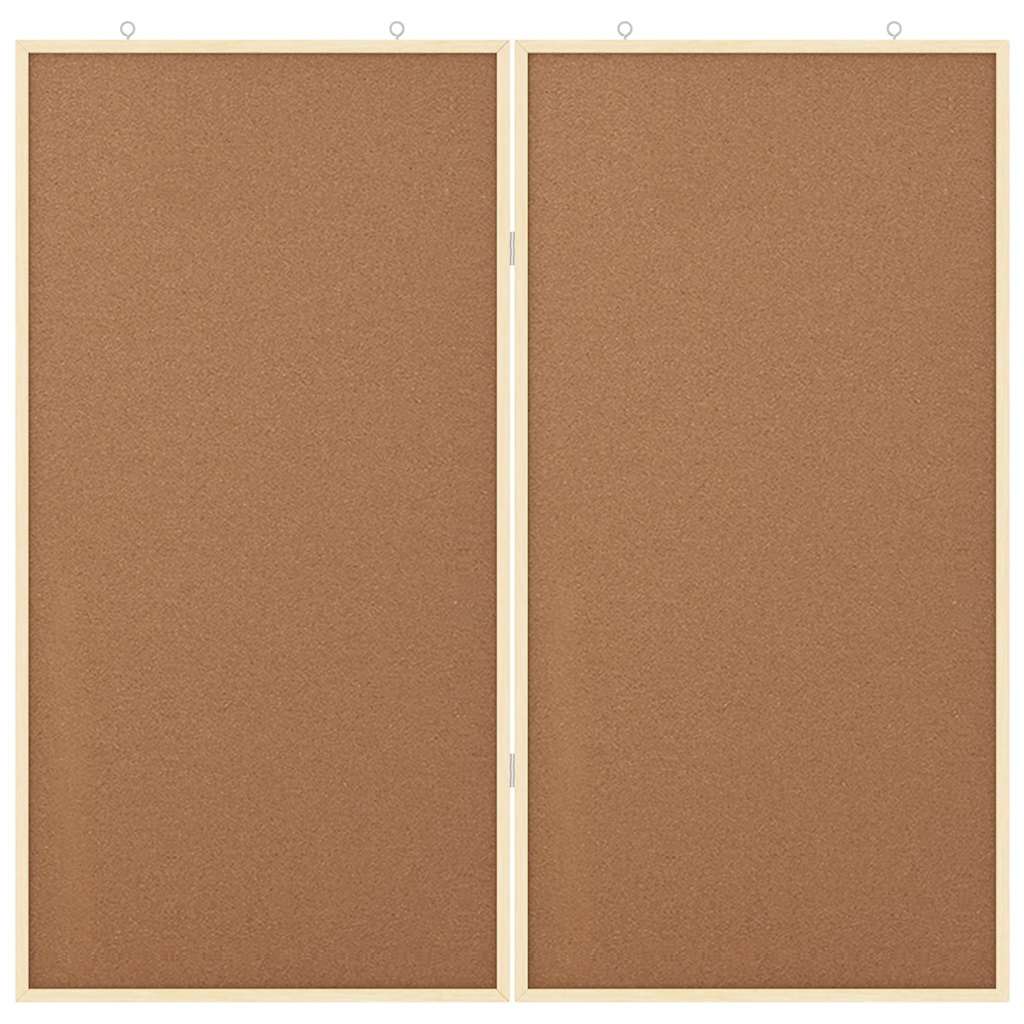 Korktafel Braun 100 x 1.4 x 100 cm Massivholz Kiefer