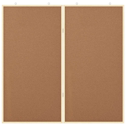 Korktafel Braun 100 x 1.4 x 100 cm Massivholz Kiefer