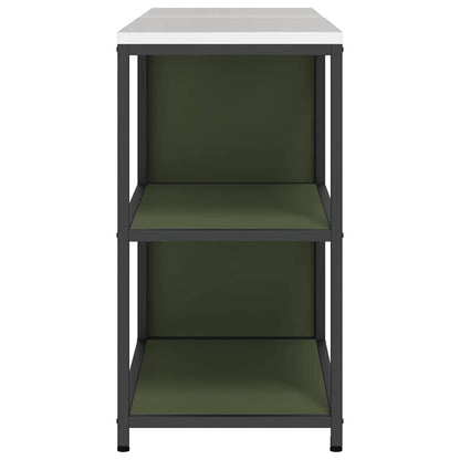 Küchenlager-Set mit Regal 2 pcs Olive Grün 180 x 50 x 92 cm