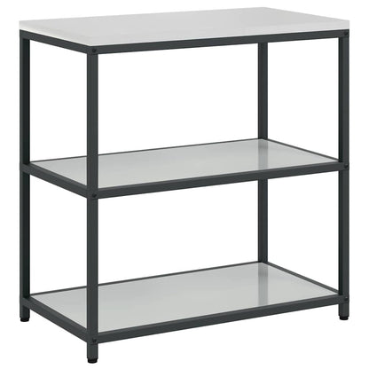 Küchenlager-Set 2 pcs Silber 180 x 50 x 92 cm Verzinkter Stahl