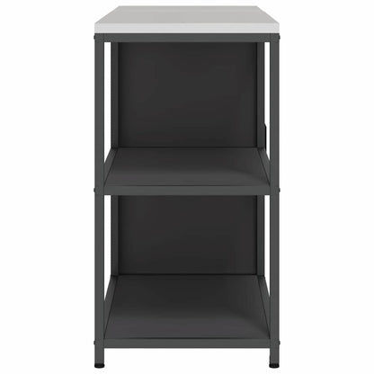 Küchenlager-Set mit Regal 2 pcs Schwarz 150 x 50 x 92 cm