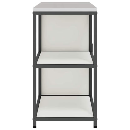 Küchenlager-Set 2 pcs Weiß 150 x 50 x 92 cm Kaltgewalzter Stahl