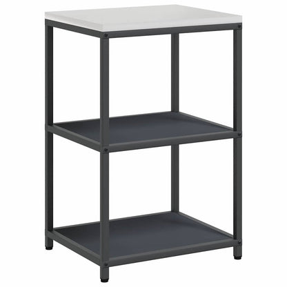 Küchenlager-Set mit Regal 2 pcs Anthrazit 120 x 50 x 92 cm