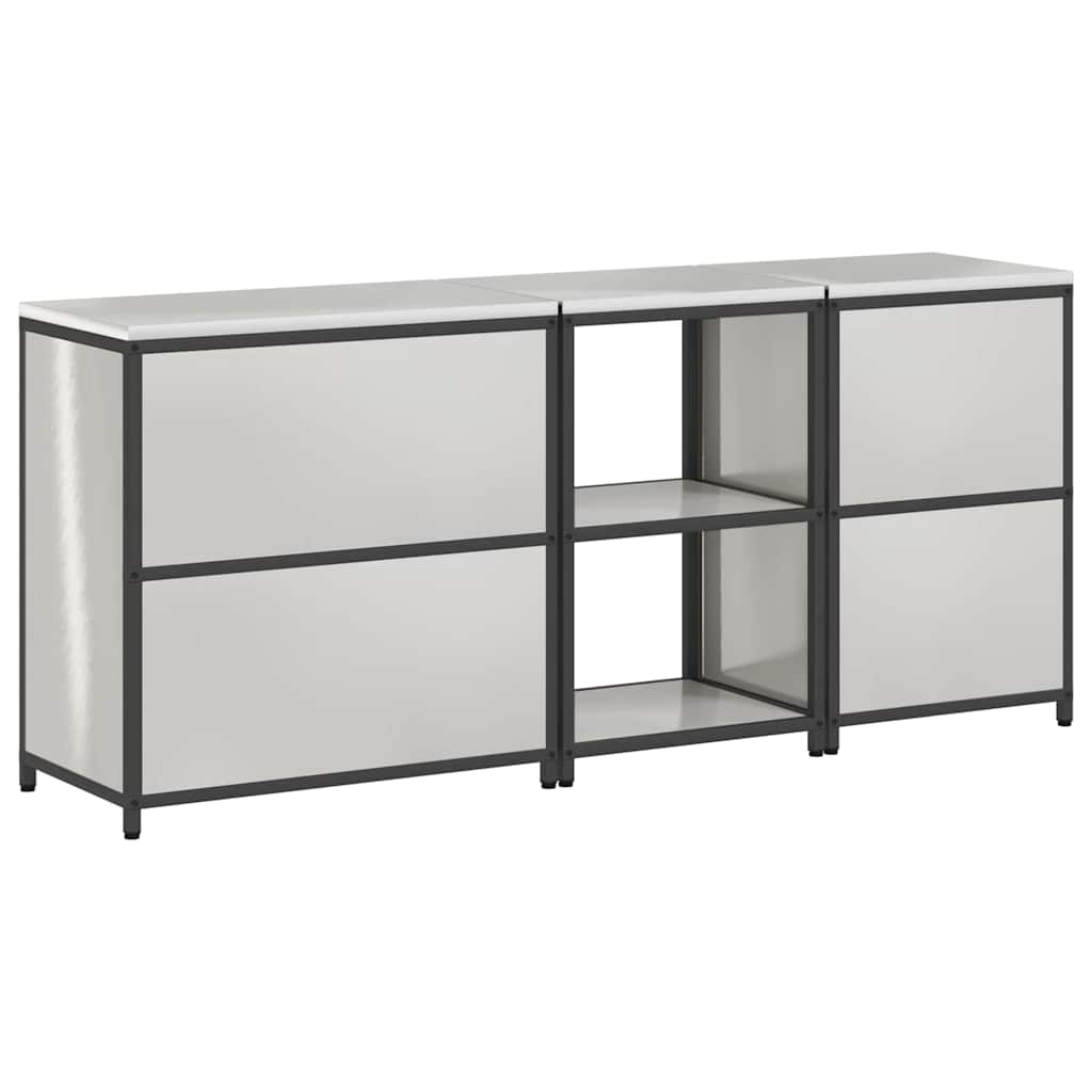 Küchenlager-Set Other 3 pcs Silber 210 x 50 x 92 cm Edelstahl