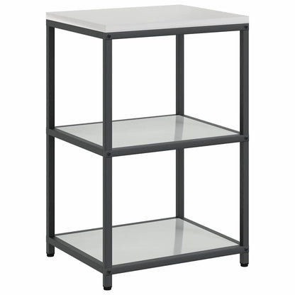 Küchenlager-Set 3 pcs Silber 210 x 50 x 92 cm Verzinkter Stahl