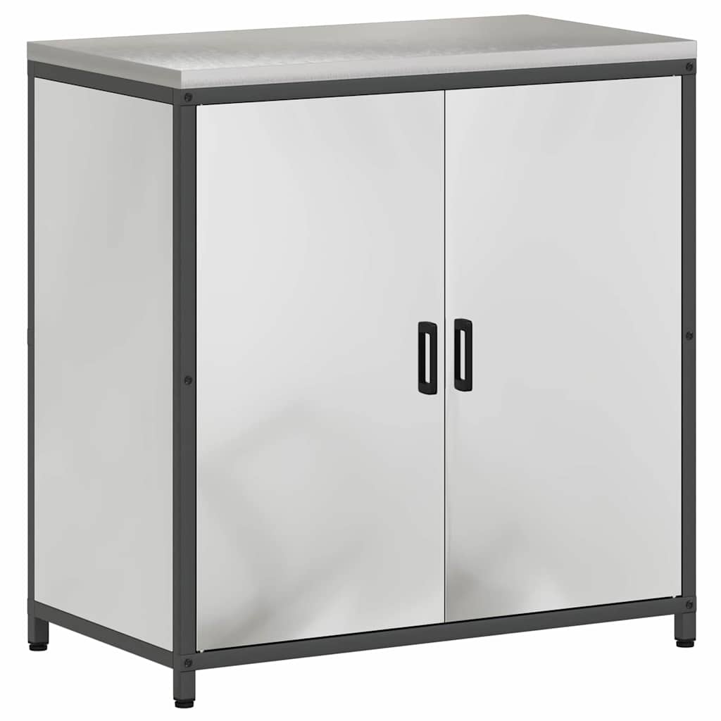 Aufbewahrungsset für die Küche mit Regal 3 pcs Silber Stahl