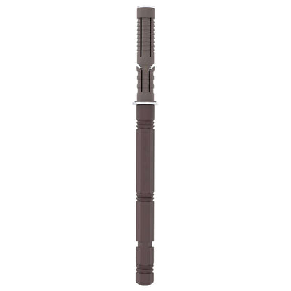 Schwebende Regalhalterungen 12 pcs Braun Ø14 x 210 mm Stahl