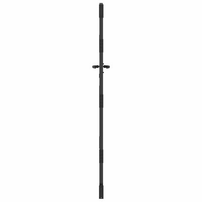 Gartentor, Gartentor 85x150 cm Cortenstahl Grasdesign Schwarz