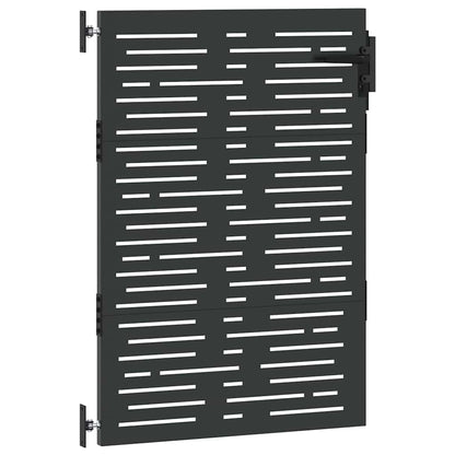 Gartentor, Gartentor 85x100 cm Cortenstahl Quadratdesign