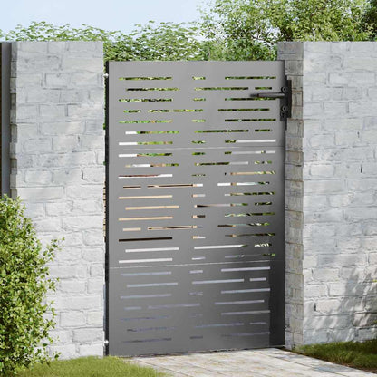 Gartentor, Gartentor 85x100 cm Cortenstahl Quadratdesign