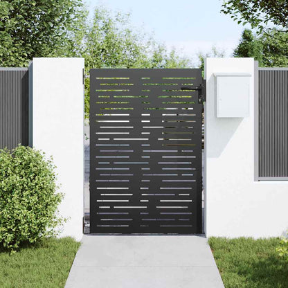 Gartentor, Gartentor 85x100 cm Cortenstahl Quadratdesign