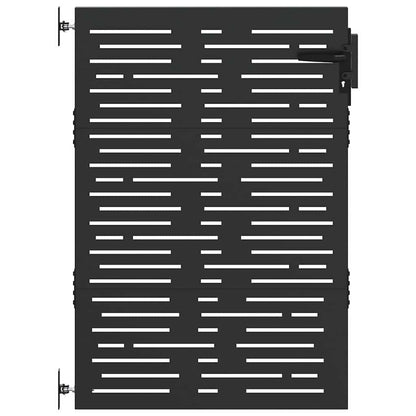 Gartentor, Gartentor 85x100 cm Cortenstahl Quadratdesign